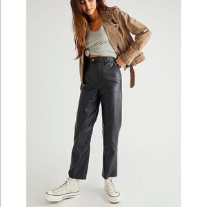 Levi’s math club vegan leather trousers